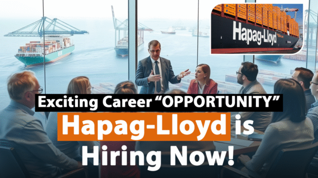 Job in Shipping , Hapag-Lloyd is Hiring Now